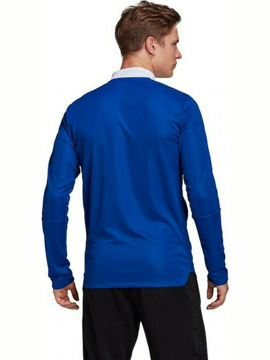 Adidas Tiro 21 Men's Sweatshirt Jacket with Pockets Blue