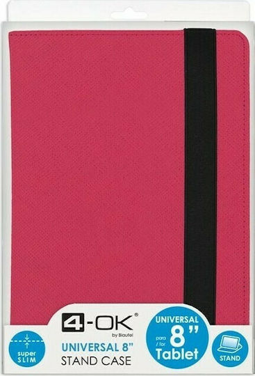 4-OK Folder Stand Flip Cover Roz Universal 8"