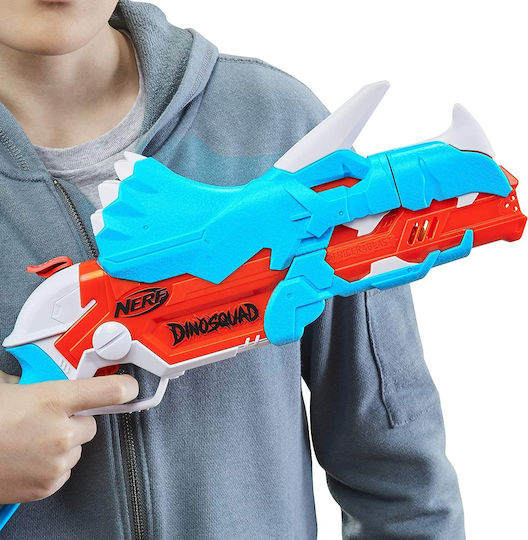 Nerf Launcher Dinosquad for 8+ years old years Tricerablast