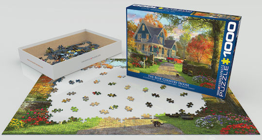 The Blue Country House Puzzle 2D 1000pcs