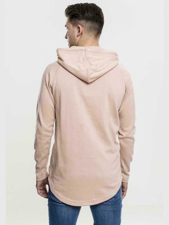 Urban Classics TB1779 Men's Sweatshirt with Hood Light Rose