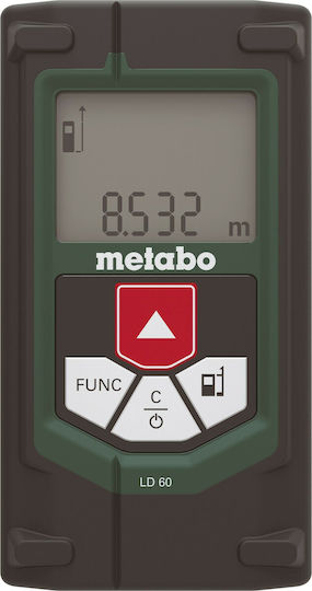 Metabo Лазерен дистанционен метър LD 60 с възможност за измерване до 60м