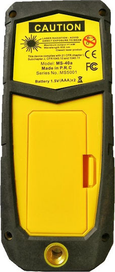 Μέτρο Laser MS-40A με Εύρος Μέτρησης 0.03m-40m