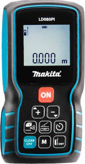 Makita Laser Distance Meter LD080PI with Range up to 80m
