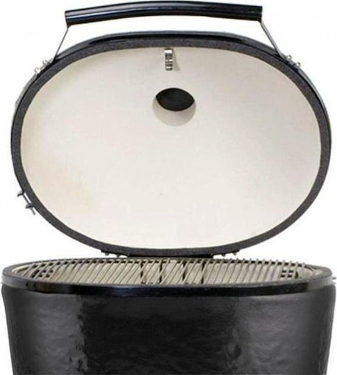Primo Grills Ceramic Charcoal Grill Kamado With Lid and Thermometer 38x38cm