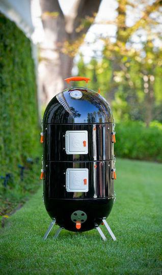 Proq Frontier Elite 2014 Φορητή Ψησταριά Κάρβουνου Kettle με Καπάκι, Θερμόμετρο και Καπνιστήρι 43x43εκ.