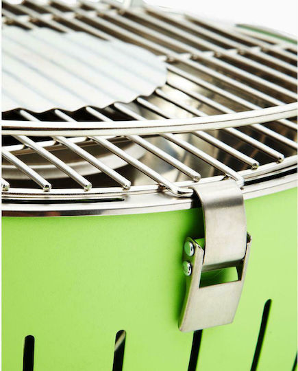 LotusGrill G340 Stainless steel Portable Charcoal Grill 32cmx32cm