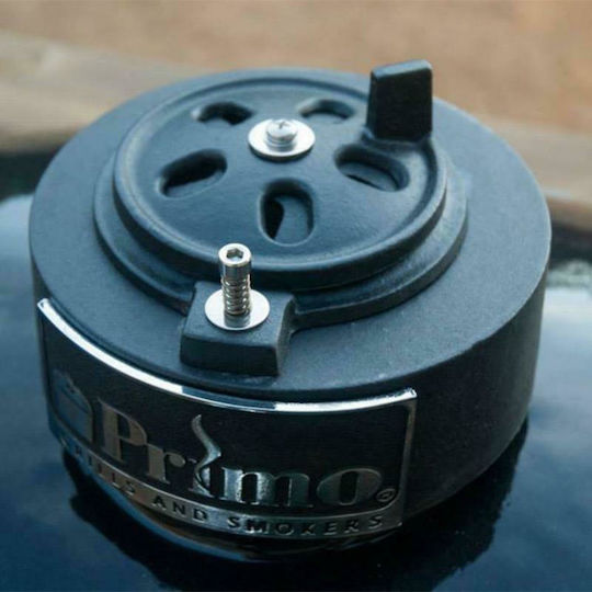 Primo Grills Керамично Барбекю на Въглища Kamado с Капак и Термометър 64x64см