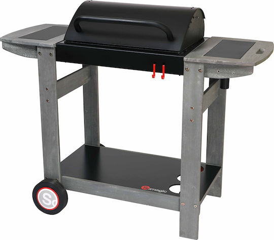 Somagic Indiana Fontă Grătar cu Cărbuni cu Capac 51.5cmx37cm