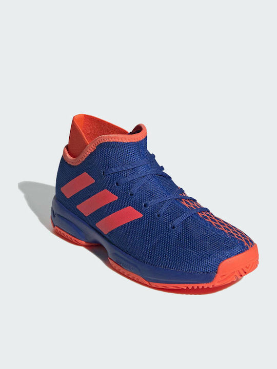 Phenom Tennis Kids Sports Shoes Tennis with Laces Collegiate Royal / Solar Red