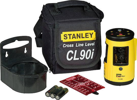 Stanley CL90i Γραμμικό Αλφάδι Laser Κόκκινης Δέσμης με Εύρος Εργασίας 25m