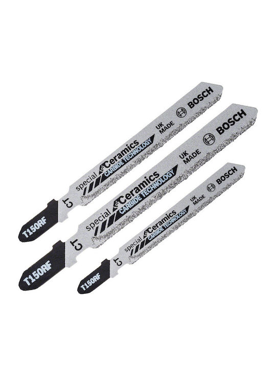 Bosch T150RF Jig Saw Blade for Glass and Ceramic 83mm Special for Ceramics 3pcs 2608633105