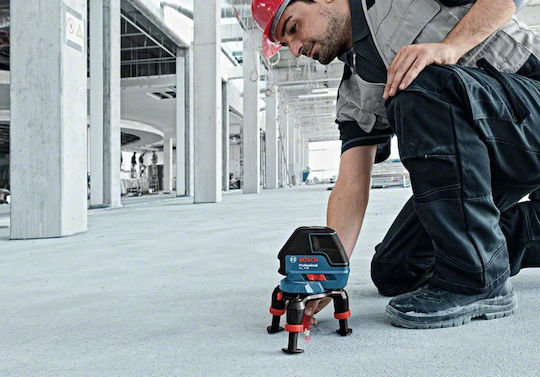 Bosch GLL 3-50 Самонивелиращо Линейно Лазерен нивелир Червен лъч 1.5V с Работен обхват 50м