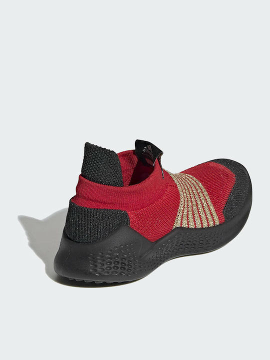 Marvel Iron Man Pure RNR Shoes Kids Sports Shoes Running Slip-On Scarlet / Gold Metallic / Core Black