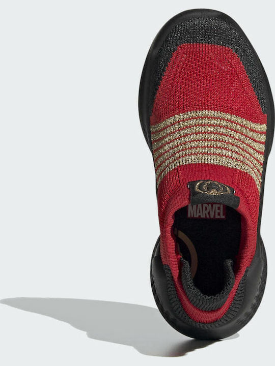 Marvel Iron Man Pure RNR Shoes Kids Sports Shoes Running Slip-On Scarlet / Gold Metallic / Core Black