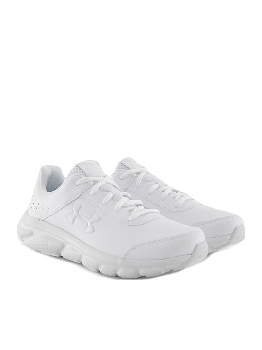 Assert 8 Uniform Kids Sports Shoes Running with Laces White