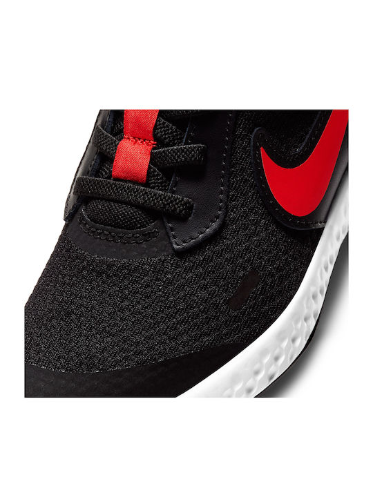 Revolution Revolution 5 Kids Sports Shoes Running with Hoop & Loop Closure Black / University Red / White
