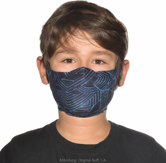 Buff Kasai Маска за защита Тъканна за деца Тъмносин 126642.779 1бр