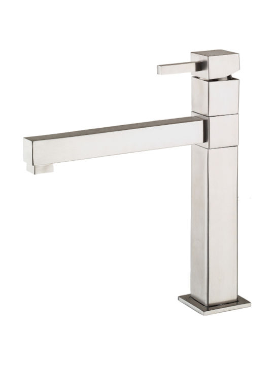 Macart Quandra 5521 Πάγκου Inox Ασημί