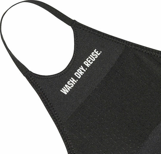 adidas Маска за защита Тъканна M/L Черен H08837 3бр