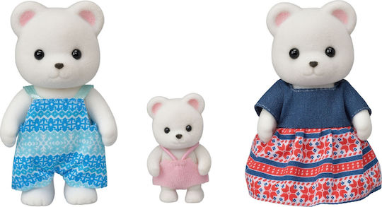 Epoch Toys Polar Bear Family Sylvanian Families For 3+ Age