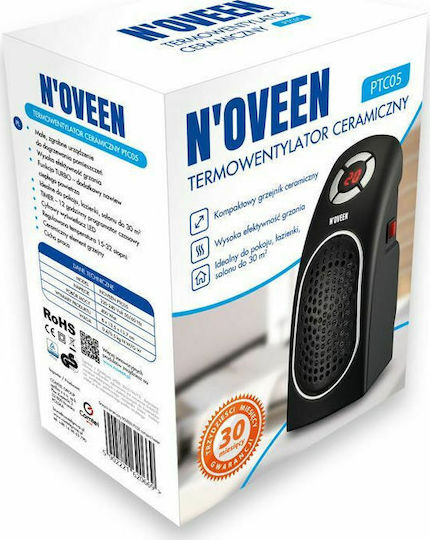N'Oveen Керамичен Вентилаторен нагревател За стена 400W