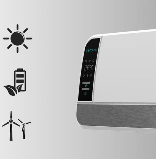 Cecotec Ready Warm 5250 Swing Box Κεραμικό Αερόθερμο Δωματίου Τοίχου Λευκό 2000W