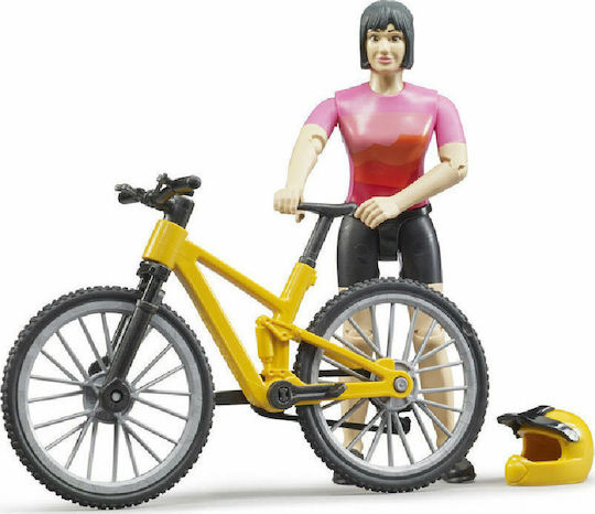 Bruder Mountain Bike with Female Cyclist