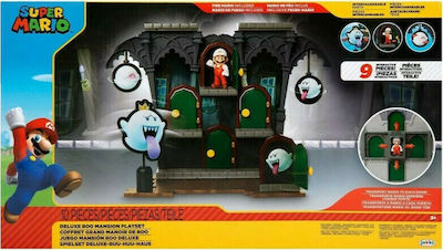 Jakks Pacific Miniature Toy Super Mario Deluxe Boo Mansion for 3+ Years (Various Designs/Assortments of Designs) 1pc 40428