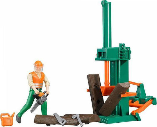 Bruder Miniature Toy Forestry Figure Set for 5+ years Years Old