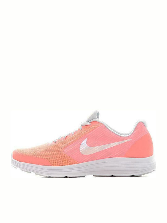Revolution Revolution 3 SE GS Kids Sports Shoes Running with Laces Lava Glow / White / Pure Platinum