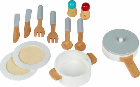 Ecotoys Kids Wooden Kitchen for 3+ Years 93.50 cm 15pcs