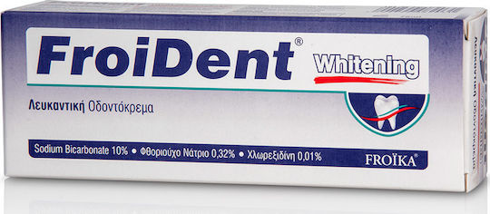 Froika Froident Whitening Οδοντόκρεμα με Χλωρεξιδίνη για Λεύκανση 75ml