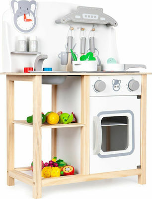 Ecotoys Kids Kitchen made of Wood for 3+ Years Old