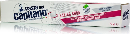 Pasta del Capitano Baking Soda Toothpaste for Whitening 75ml