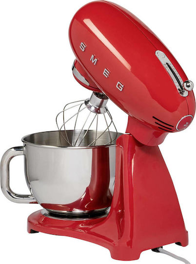 Smeg Stand Mixer 800W with Stainless Mixing Bowl 4.8lt