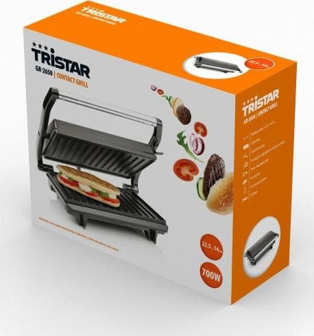 Tristar Sandwich Maker Grill 700W Black