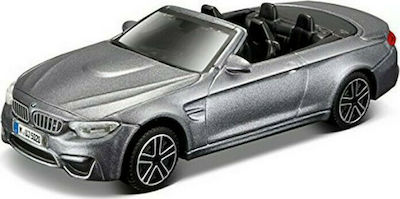 Bburago Car 1:43 BMW M4 Cabrio Silver for 3++ Years