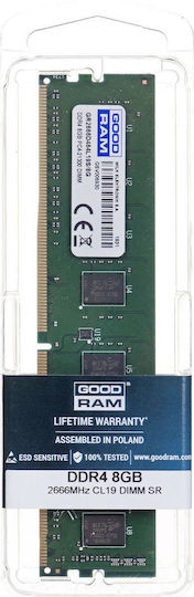 GoodRAM DDR4 με Module 1x8GB και Ταχύτητα 2666 για Desktop
