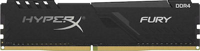 HyperX Fury RGB 8ГБ DDR4 RAM с Скорост 3600 за Настолен компютър