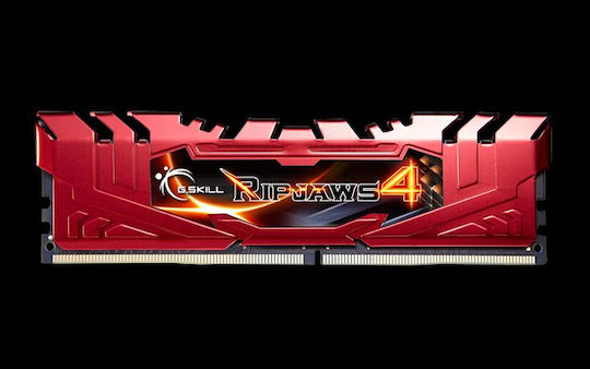 G.Skill Ripjaws 4 DDR4 16GB RAM με 2x8GB Modules και Ταχύτητα 2400 για Desktop