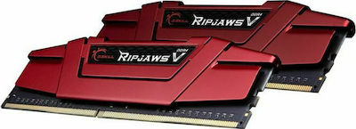 G.Skill Ripjaws V 16GB DDR4 RAM με 2 Modules (2x8GB) και Ταχύτητα 3000 για Desktop