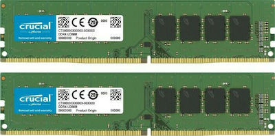 Crucial 32GB DDR4 RAM with 2 Modules (2x16GB) and 3200 Speed for Server