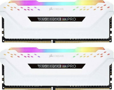 Corsair Vengeance RGB Pro 16GB DDR4 RAM με 2 Modules (2x8GB) και Ταχύτητα 3600 για Desktop