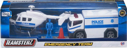 AS Teamsterz Immediate Response Set with Helicopter for 3+ years+ Years (Various Designs) 2pcs