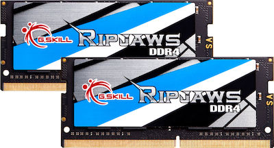 G.Skill Ripjaws 32GB DDR4 RAM με 2 Modules (2x16GB) και Ταχύτητα 2666 για Laptop