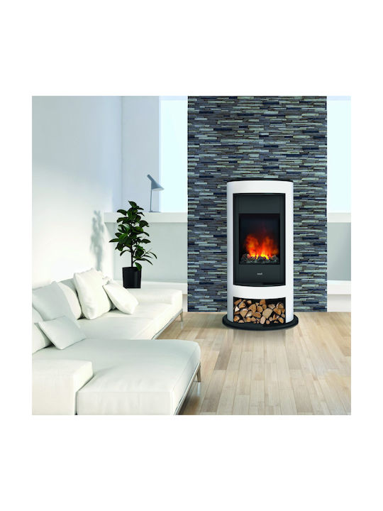 Dimplex Verdi Floor Electric Fireplace 2000W 78x143cm White