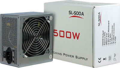 Inter-Tech SL-500A 500W Black Computer Power Supply Full Wired