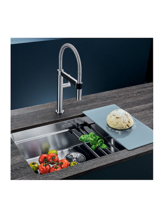 Blanco Etagon 700-U 524270 Drop-In Sink Inox Satin W73xD46cm Silver