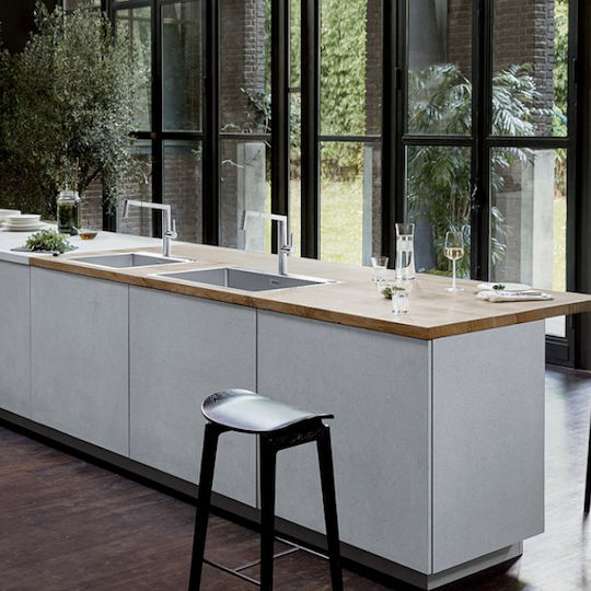 Blanco Claron 700-IF/A (PushControl) 521634 Flächenbündig montiert Spüle Inox Satiniert B76xT51cm Silber